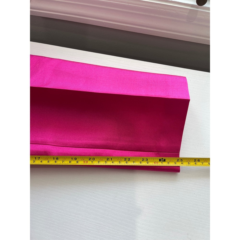 Vineyard Vines Womens Hot Pink Satin Straight Leg Dress Pants Size 2 Fuchsia - Picture 4 of 9